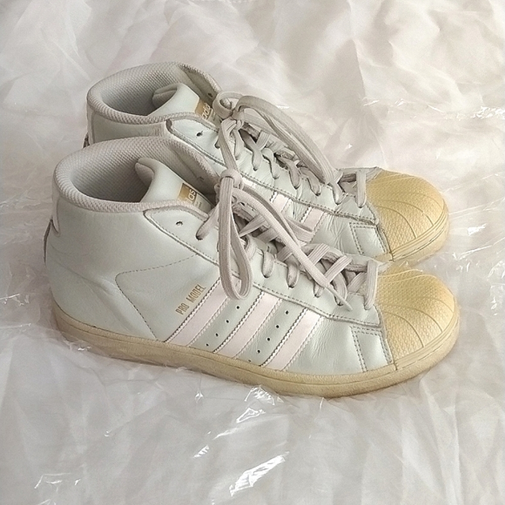 Adidas High Top Superstar Sneakers